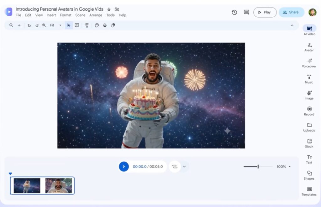 Google fait du clone IA de soi un réglage grand public
