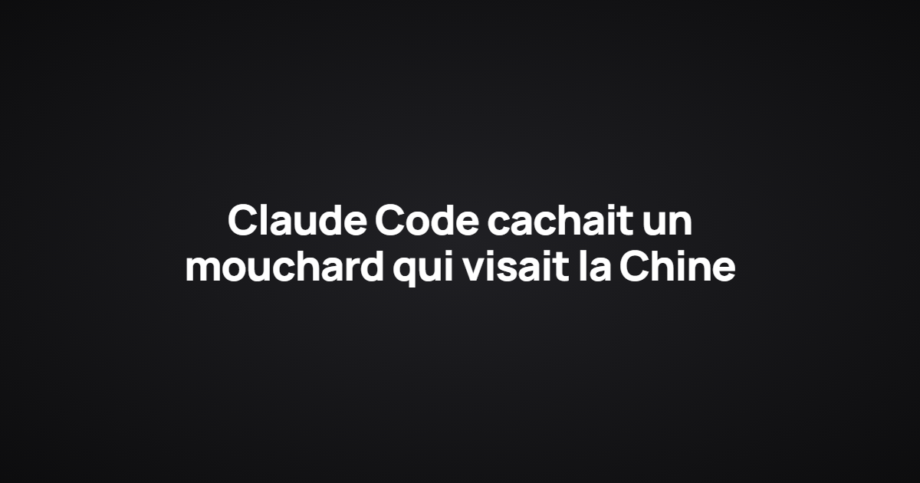 Claude Code cachait un mouchard qui visait la Chine