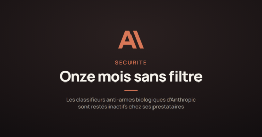 Illustration évoquant le rapport d'Anthropic révélant l'inactivité de son filtre anti-armes biologiques pendant onze mois chez ses prestataires.