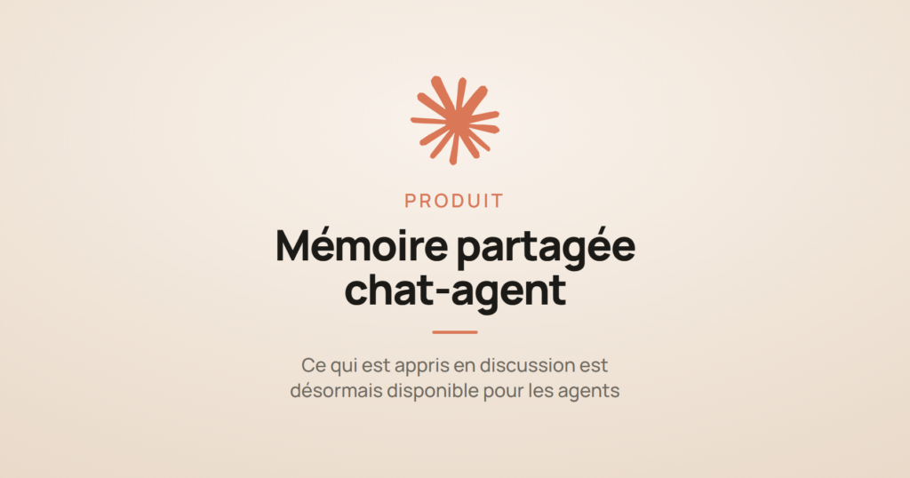 Illustration annonçant que la mémoire de Claude est désormais partagée entre les discussions et les agents Claude Cowork.