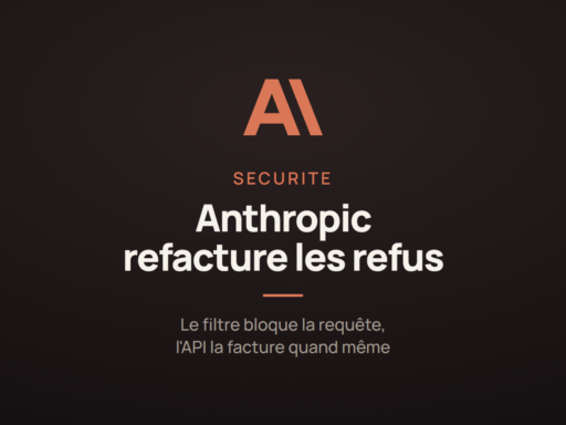 Illustration d'un article sur la décision d'Anthropic de facturer de nouveau les requêtes API bloquées par ses garde-fous de sécurité.