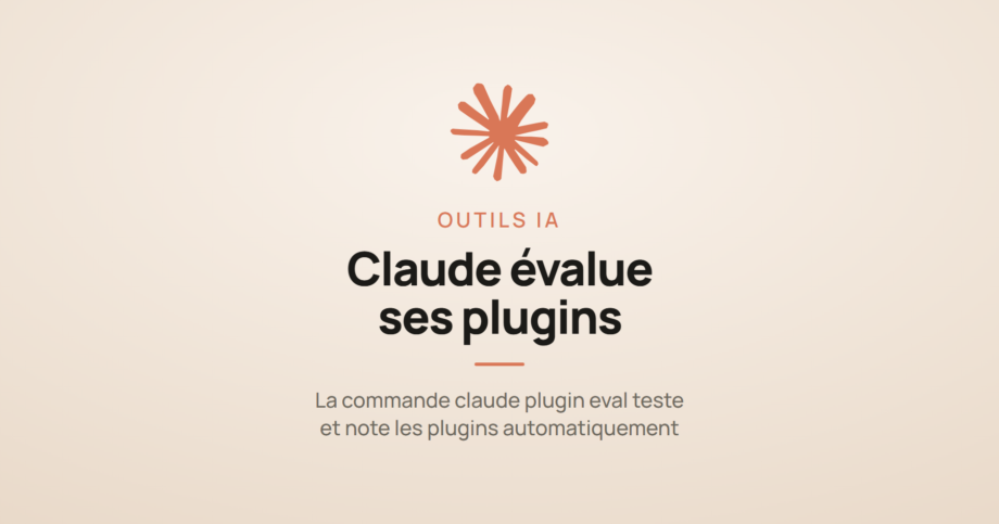 Illustration d'un article sur claude plugin eval, l'outil d'Anthropic qui teste et note automatiquement les plugins et skills de Claude Code.