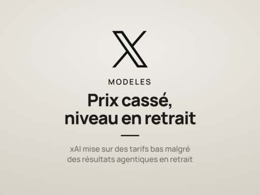 Illustration de l'article sur Grok 4.7, le modèle de xAI moins cher que ses rivaux mais en retrait sur les tâches agentiques