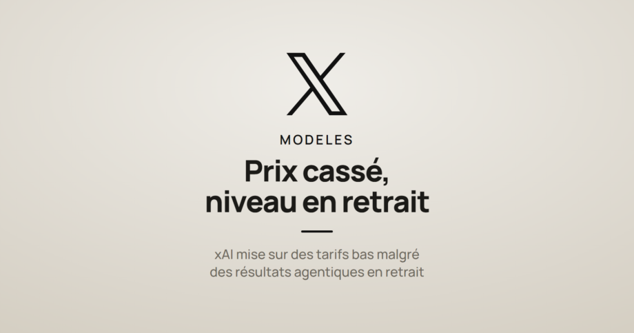 Illustration de l'article sur Grok 4.7, le modèle de xAI moins cher que ses rivaux mais en retrait sur les tâches agentiques