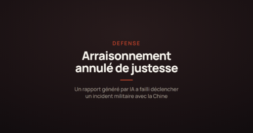 Illustration symbolisant un rapport de renseignement généré par une intelligence artificielle ayant failli provoquer un incident militaire avec un navire chinoi