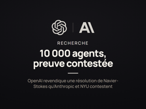 Illustration d'actualité IA : OpenAI revendique avoir résolu les équations de Navier-Stokes avec 10 000 agents, un résultat contesté par des chercheurs d'Anthro