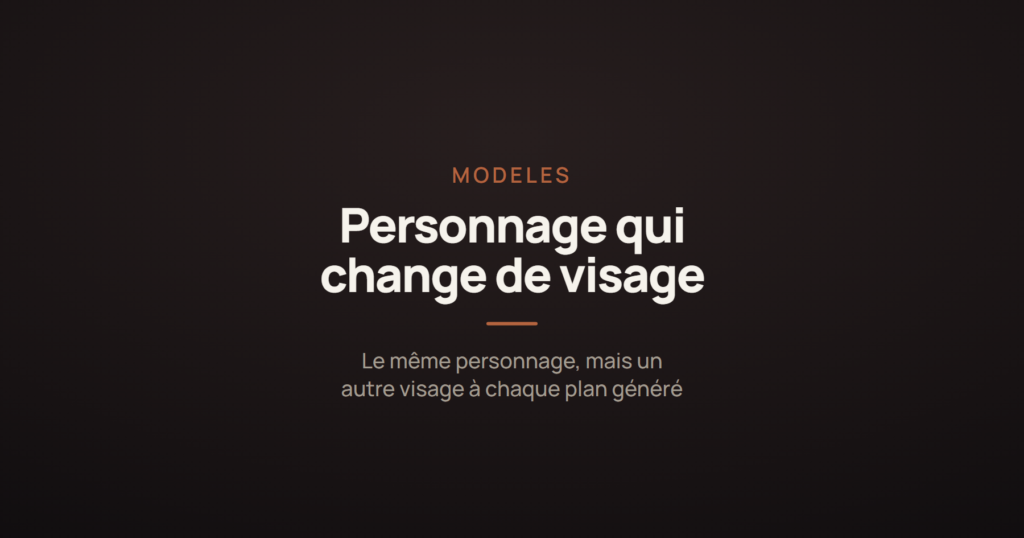 Illustration sur la difficulté à maintenir la cohérence d'un personnage entre les plans d'une vidéo générée par IA.