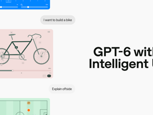 GPT-6 transforme les réponses de ChatGPT en interfaces