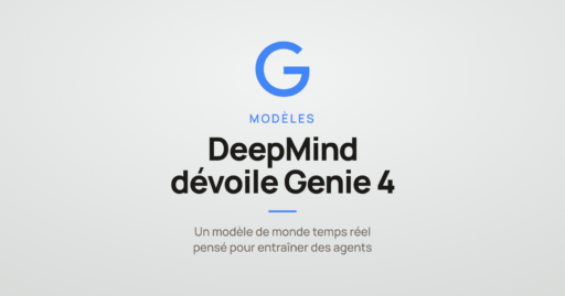 Illustration symbolisant Genie 4, le modèle de monde temps réel de Google DeepMind conçu pour entraîner des agents IA.