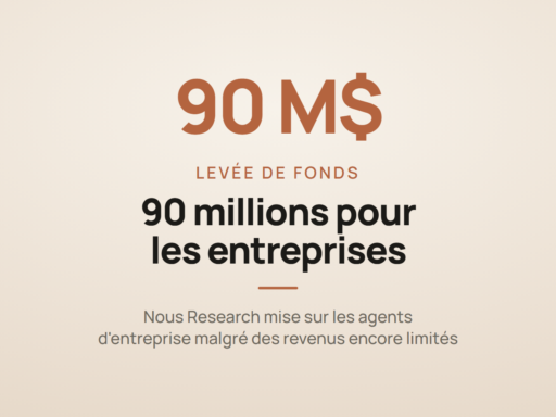 Illustration symbolique pour un article sur la levée de fonds de 90 millions de dollars de Nous Research destinée à développer ses agents IA pour les entreprise