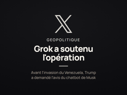 Illustration d'un article sur le rôle du chatbot Grok dans la décision de Trump de capturer Nicolás Maduro au Venezuela.